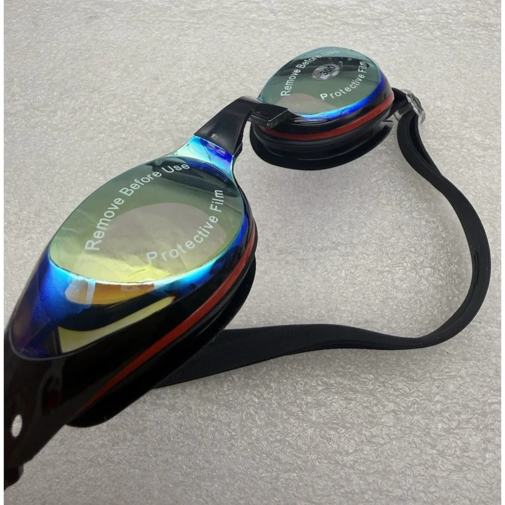 Nearsighted Optical Swimming Goggles No Leaking Anti Fog UV Protection -3.00